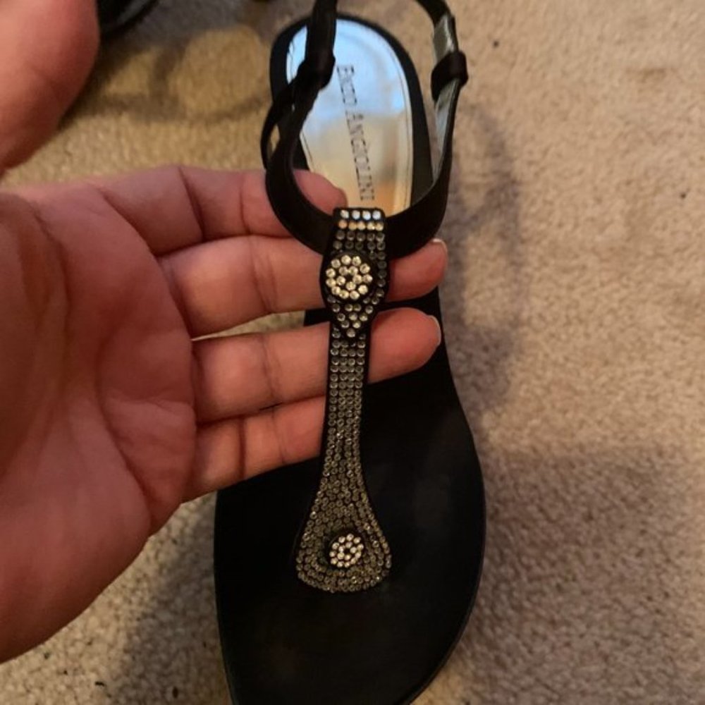 Rhinestone Evening Slingback Sandal - Picture 2 of 5